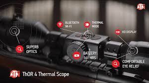 ATN Thor 4 Smart HD Thermal Rifle Scope